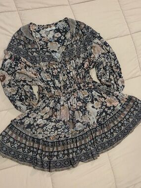 Spell & The Gypsy Collective Amethyst Play Dress in Nightfall | Boho Mini Dress